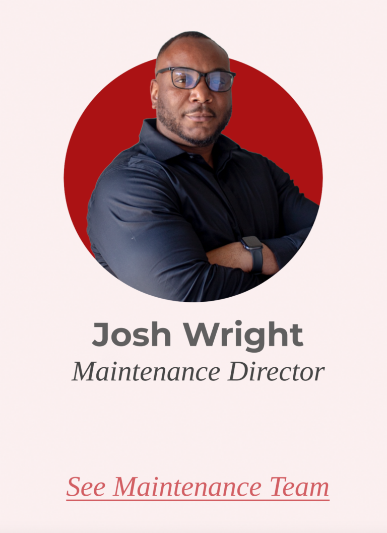 Josh Wright - Maintenance Team