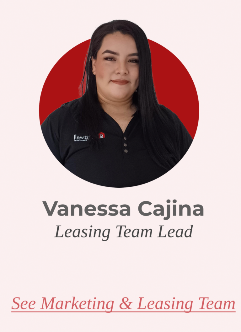 Vanessa Cajina - Marketing & Leasing Team